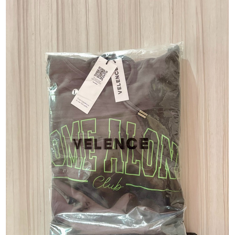 [BOOKED] (JANGAN CO PUNYA ORANG) Official Velence Hoodie Cool Grey Home Alone Club - Win Metawin (SE
