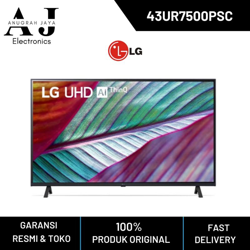 Smart TV LG 43 inch LG 43UR7500PSC UHD 4K HDR LG 43UR7500