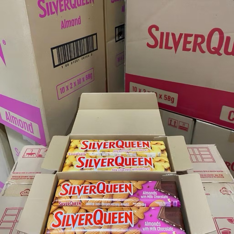 

SILVERQUEEN ALMOND/CASHEWS UK. 55GRAM