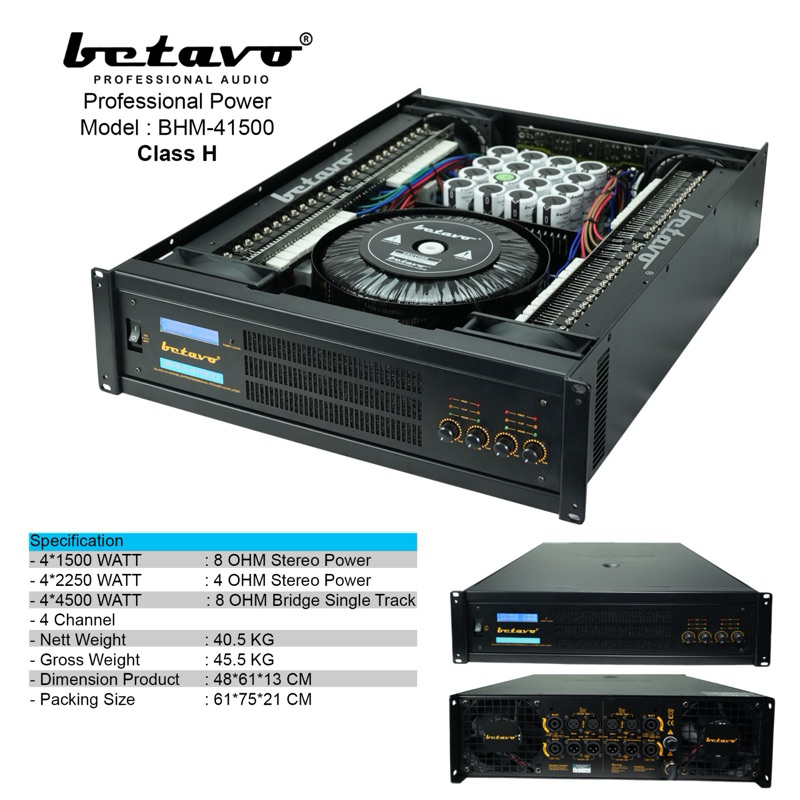 power betavo bhm 41500 . power betavo 4 channel betavo BHM 41500 original