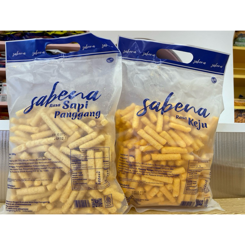 

1 Karton Snack SABENA Satu Rasa Isi 12 PCS 135gr