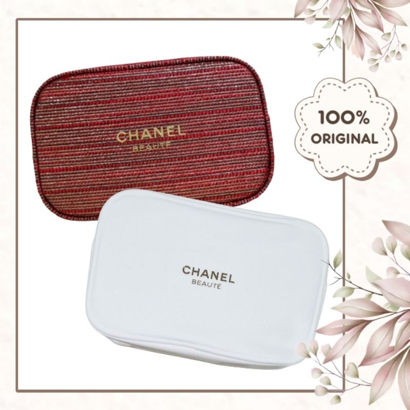 Limited Edition CHANEL.BEAUTY Accesories, Bag, Tas, Pouch & Makeup Organizer Tempat Kosmetik