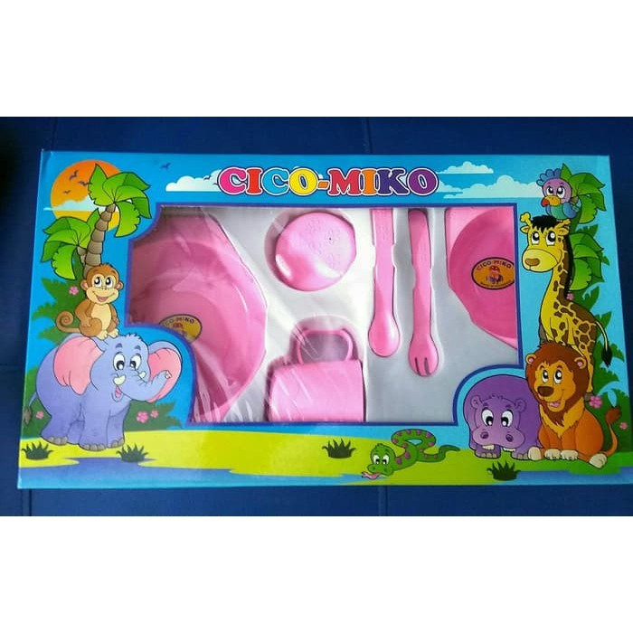 Peralatan Makan Bayi Feeding Set CIKO MIKO Besar