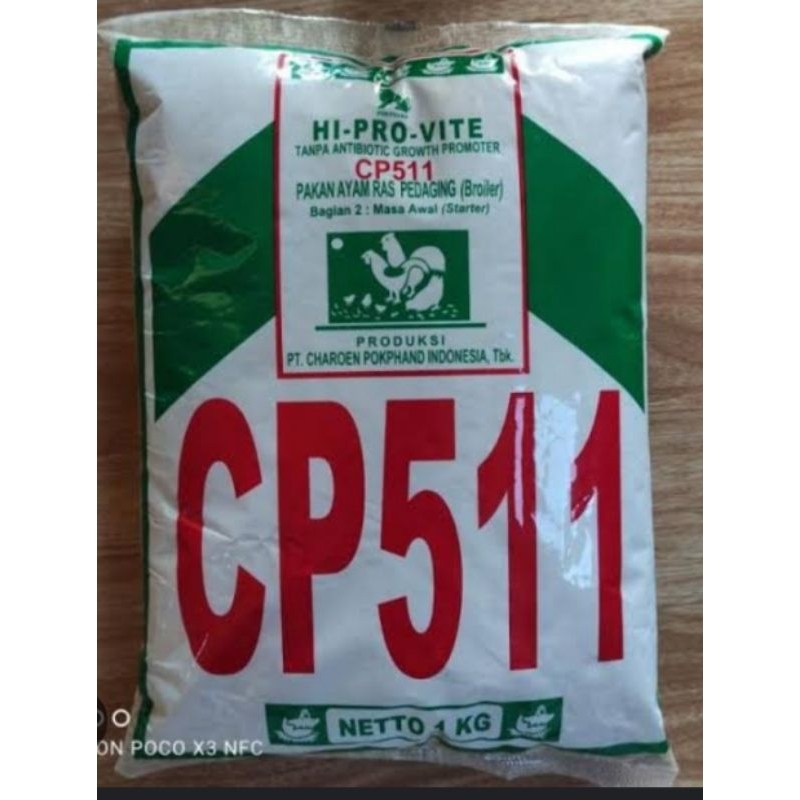 HI PRO VITE 511 PUR PAKAN AYAM STARTER PEDAGING PAKAN AYAM BANGKOK PEDAGING  511B 800 GRAM REPACK