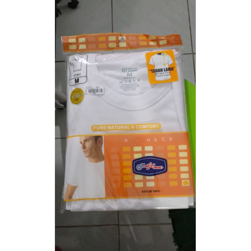 kaos oblong pria GT man baru