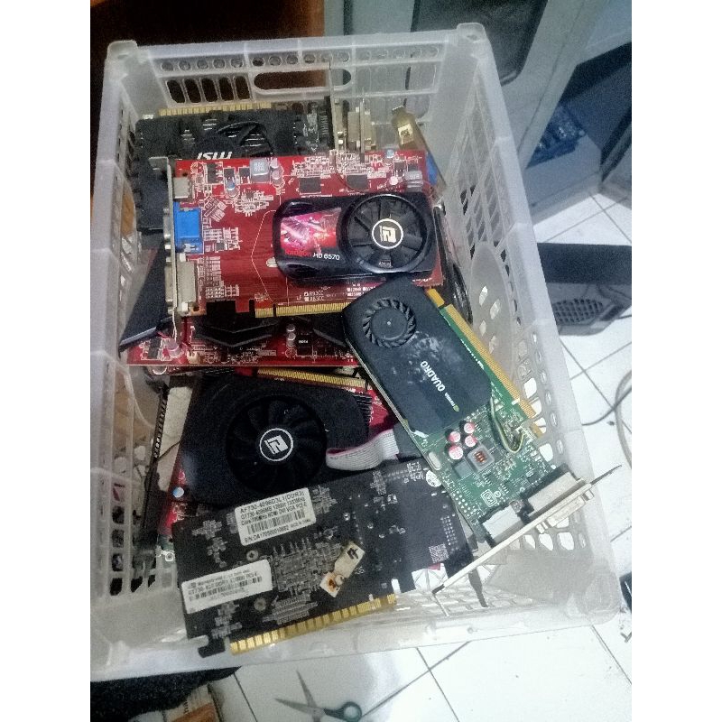 vga card kondisi rusak 1gb 2gb 4gb