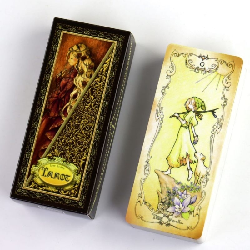 Low Scare Tarot Language of Flower Japanese Anime Style