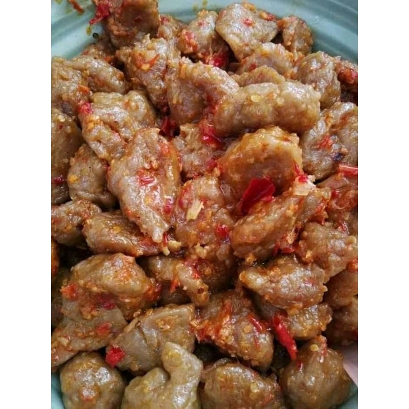 

cilok ikan khas Ambunten madura super pedas