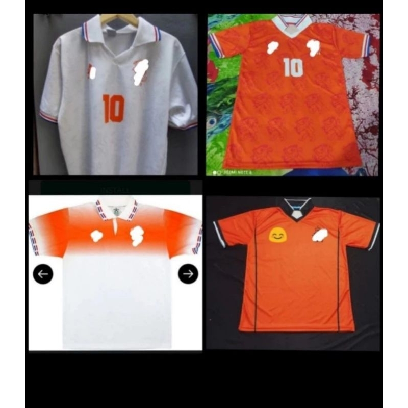 Jersey Belanda 1994 Home Away/Jersey Belanda 1998 Home/Jersey Belanda 1996 Away/Jersey Netherlands 1