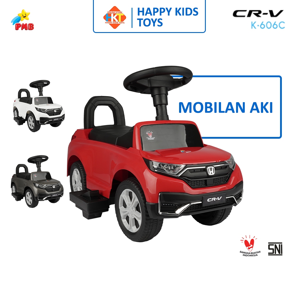 Bergesan.mandala - Mainan Mobil Aki Anak CRV PMB K606C Mobilan Elektrik Anak Laki Laki Perempuan