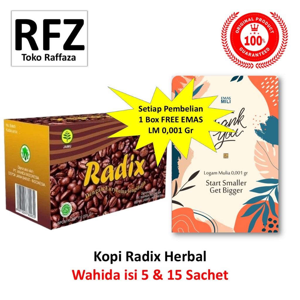 

Kopi Radix Wahida Untuk Kesehatan