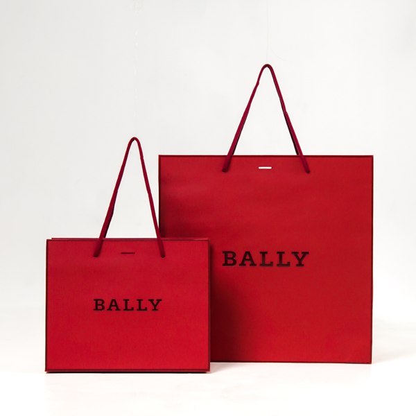 

Tas PAPER BAG BALLY MAROON 100% ORIGINAL