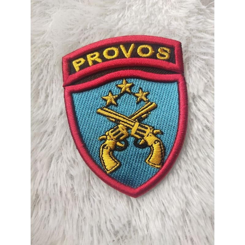 LOGO PROVOS POLRI BORDIR TIMBUL 3D