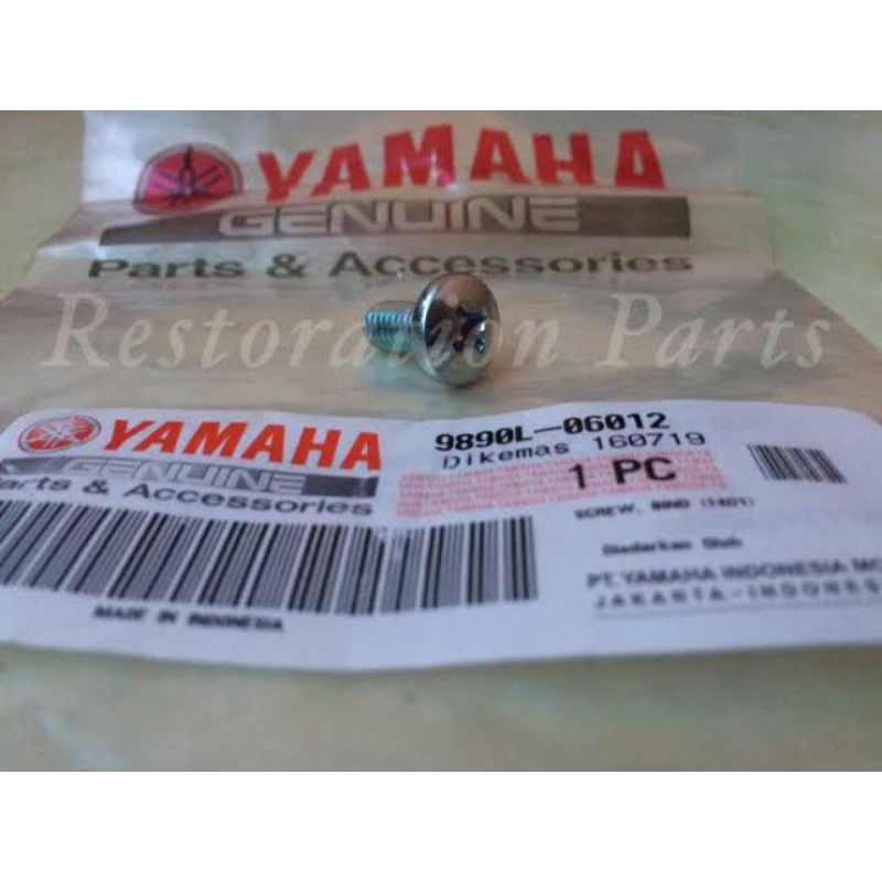 Baut Payung Dudukan Tameng Depan Yamaha Mio Soul Karbu / Screw,Bind 9890L-06012