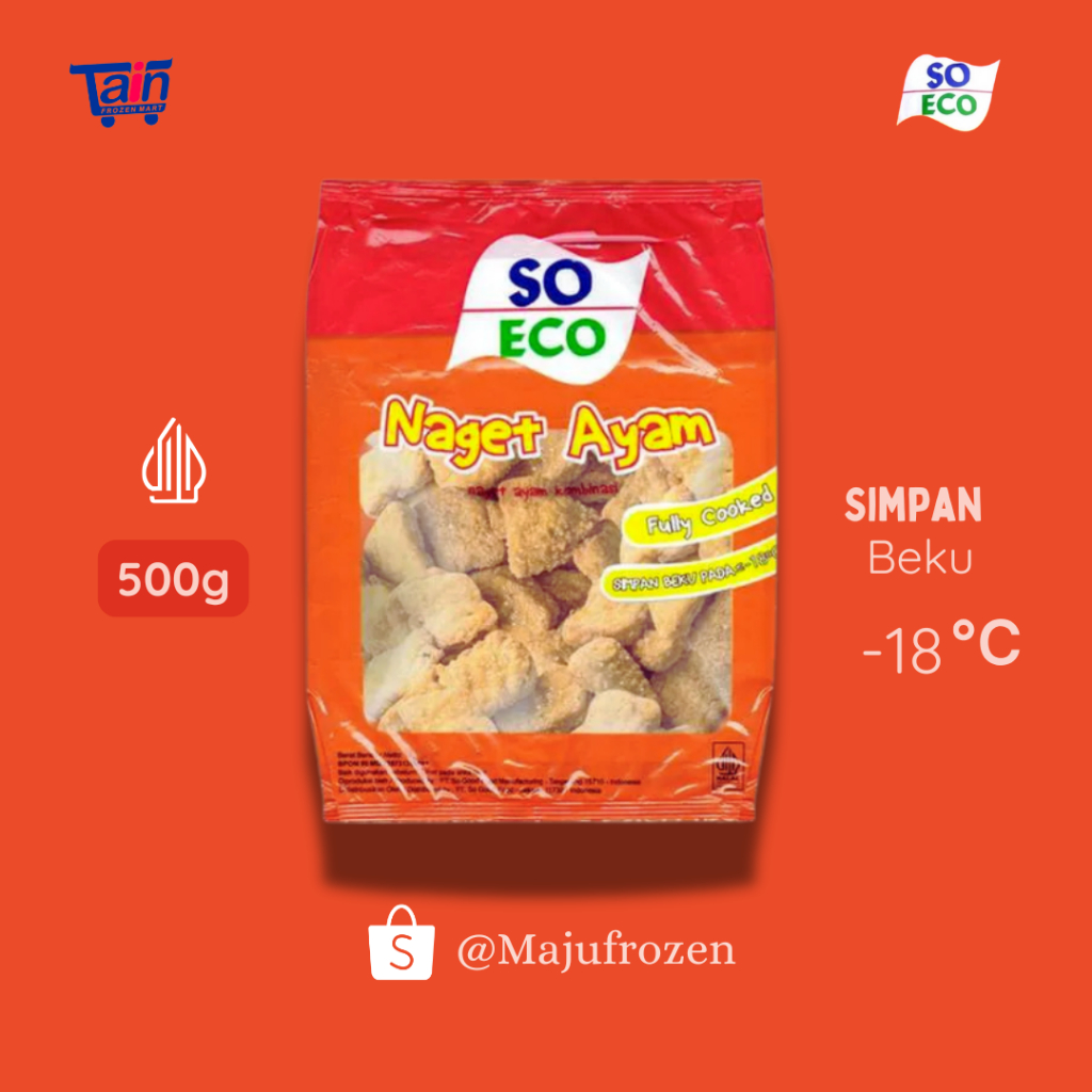 

SO ECO Naget Ayam kombinasi - Chicken Nugget 500gr HALAL