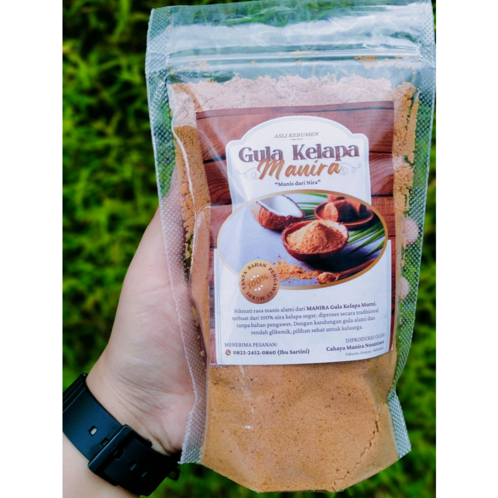 

MANIRA l Gula Kelapa Murni Asli Kebumen 250 gr I Gula Semut I Gula Organik i Gula Kelapa Sehat