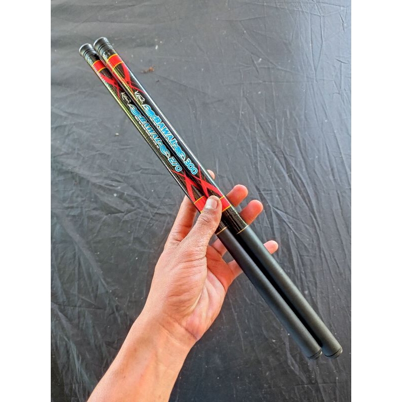 Joran Tegek KATANA BAWAL 270&300cm ruas pendek action kaku