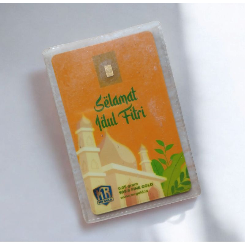 EMAS MURNI 999.9 FINE GOLDEDISI IDUL FITRI MR GOLD