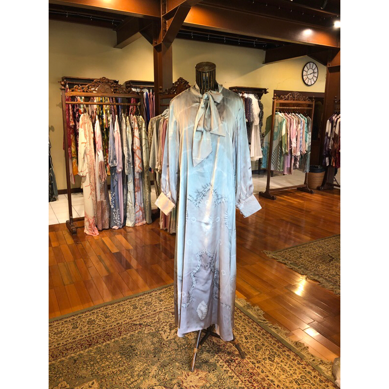 Arsya dress satin size size M dan L baju wanita muslim muslimah original dian pelangi official pekal