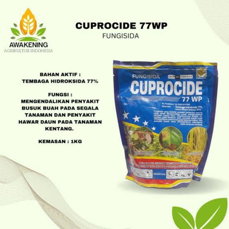 WP Fungisida Bakterisida Tembaga Hidroksida-1kg