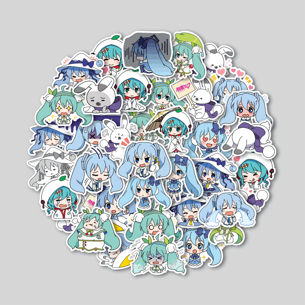 

STICKER PACK HATSUNE MIKU | STICKER TUMBLER | STIKER LAPTOP KOPER HELM