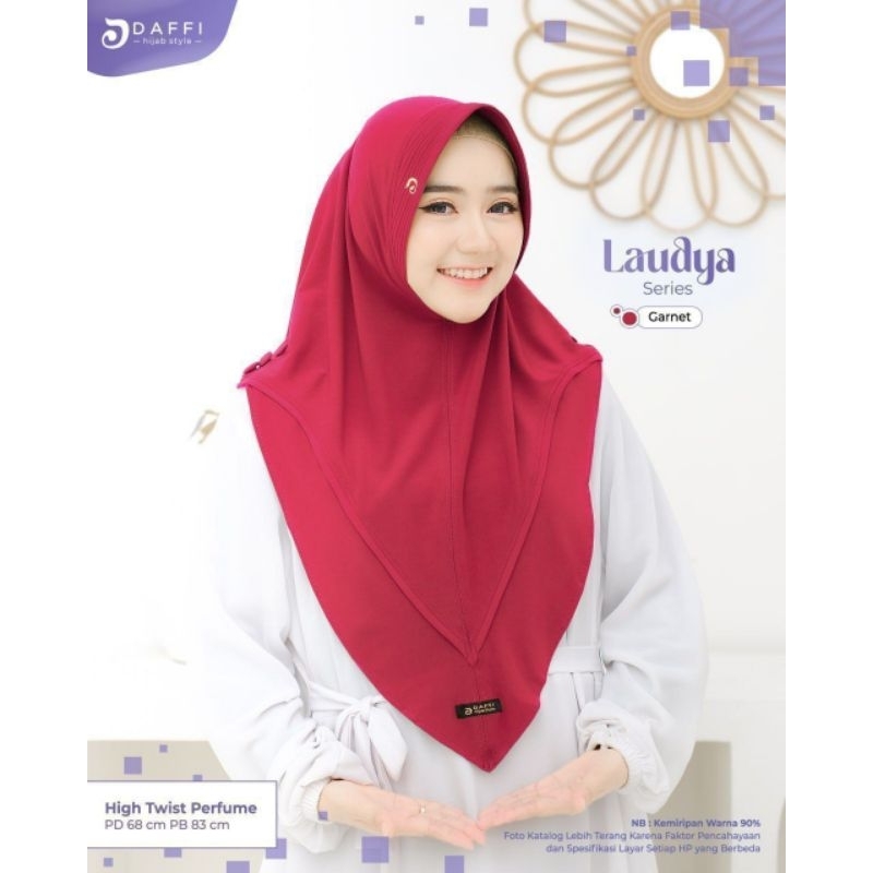 LAUDYA Daffi Hijab Jilbab Instan Jersey Premium