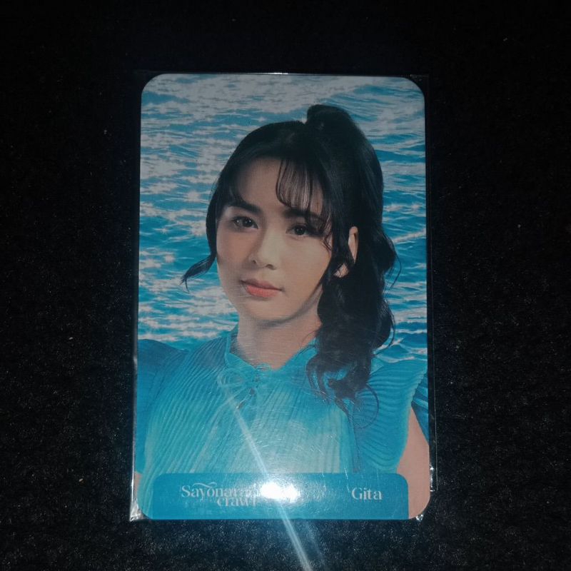 Photocard Gita JKT48  sayonara crawl