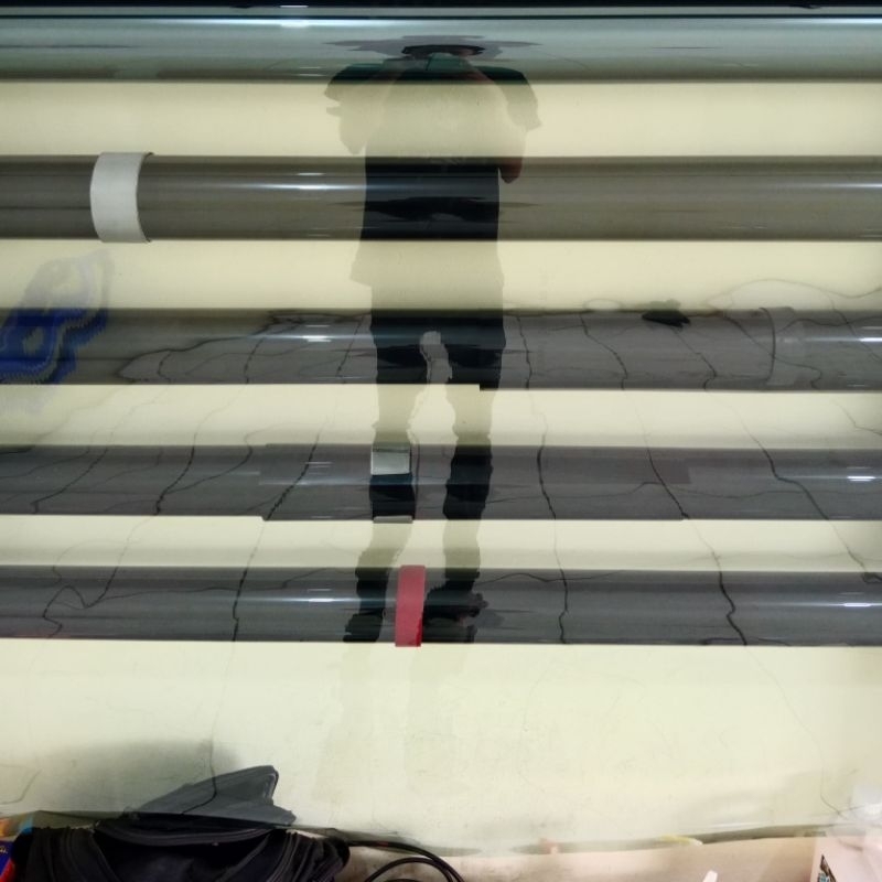 kacafilm clear green 20% // mastergard // full kaca // bahan aja tanpa pasang