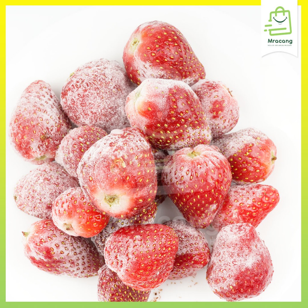 

Strawbery Frozen / Buah Stroberi Beku - Berat 1kg