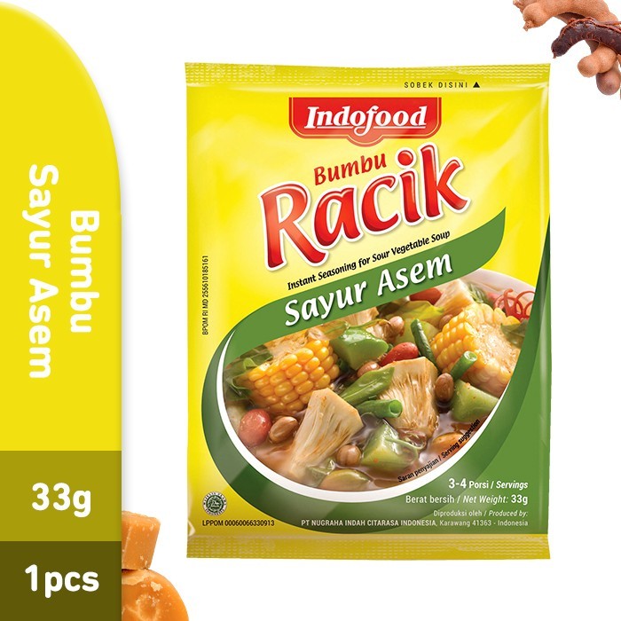 

Racik Bumbu Indofood 33 gram Sayur Asem