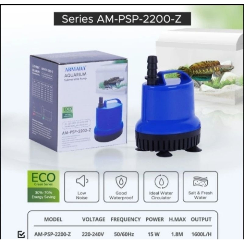 Pompa air celup ARMADA AM-PSP-2200- Voltase : 220~240 Volt