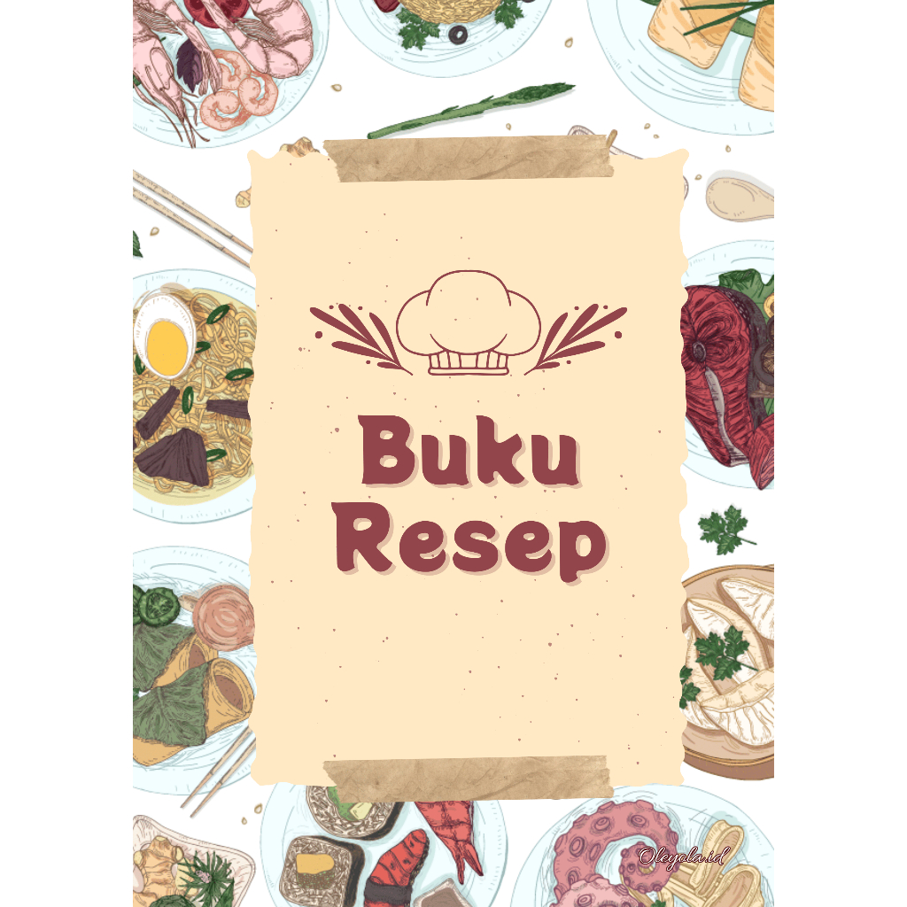 

OLEYOLA Buku Resep Catatan Resep Free Bolpoin