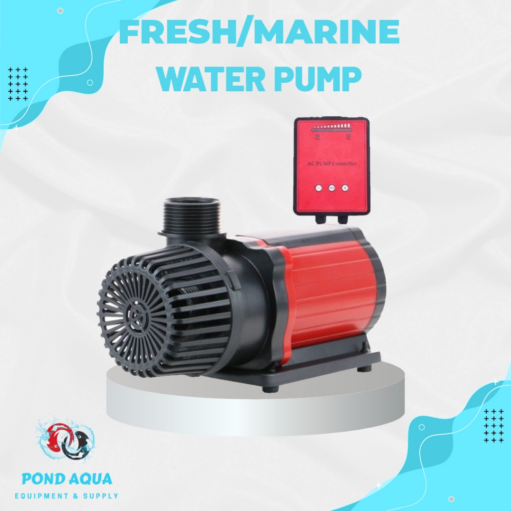 Water Pump Flow Adjustable 3000 LPH Pompa Air Kolam Marine AC