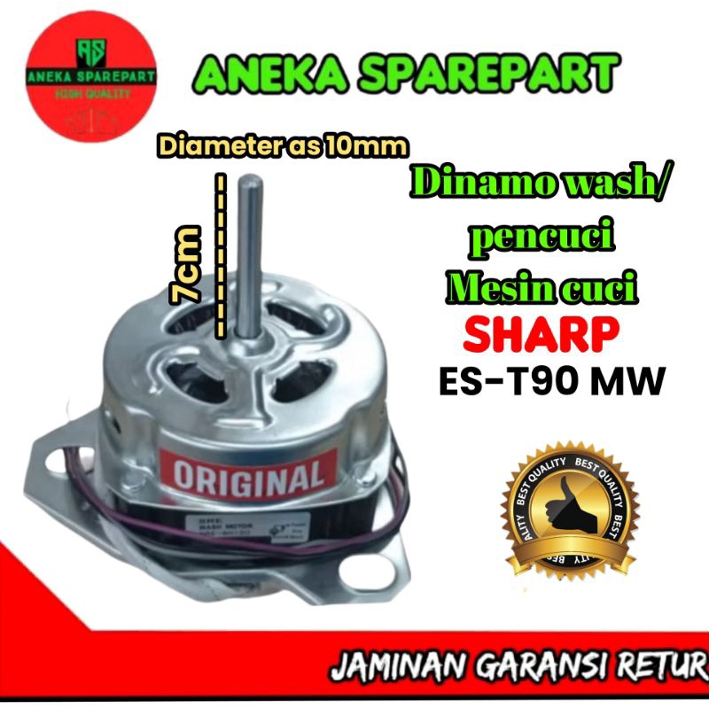MOTOR PENCUCI/DINAMO PENCUCI MESIN CUCI SHARP ES-T 90 MW ORIGINAL