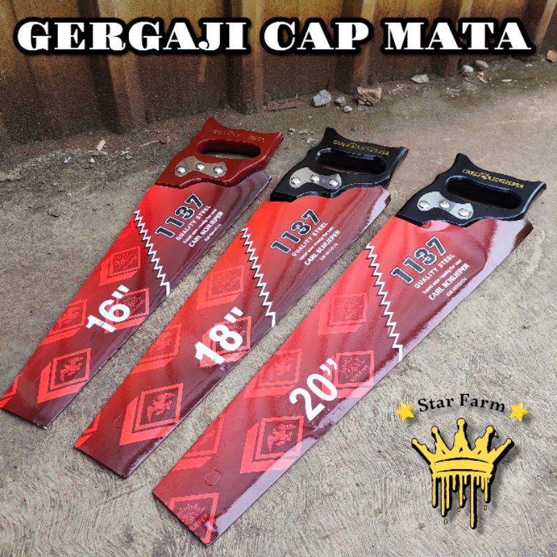 ORIGINAL Gergaji TJAP MATA Asli Jerman - Gergaji Schlieper 20 Inch Super Tajam Siap Pakai - Hand Saw
