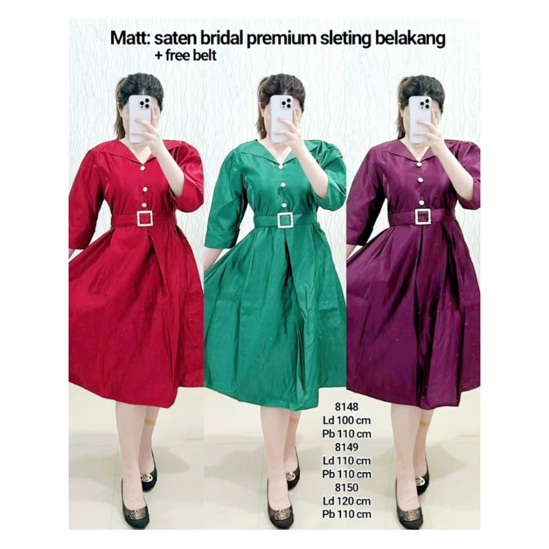 Dress Saten Bridal Premium