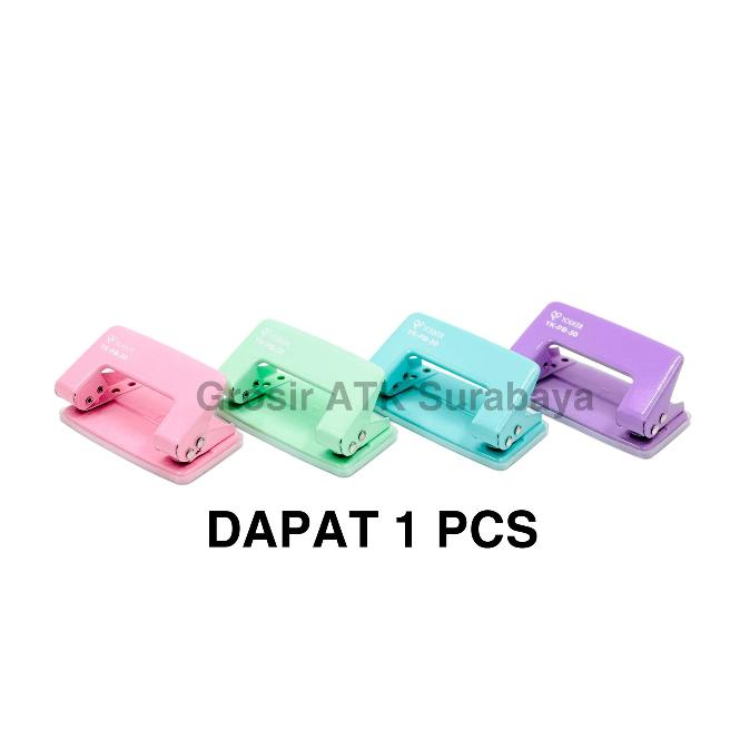 

( DAPAT 1 PCS ) PERFERATOR YOEKER NO 30 PASTEL / Pembolong Kertas Punch Yoeker No 30 Pastel