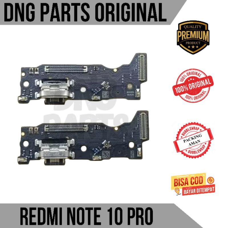 KONEKTOR CHARGER PAPAN MIC PLUG IN SUB BOARD XIAOMI REDMI NOTE 10 PRO ORIGINAL COPOTAN