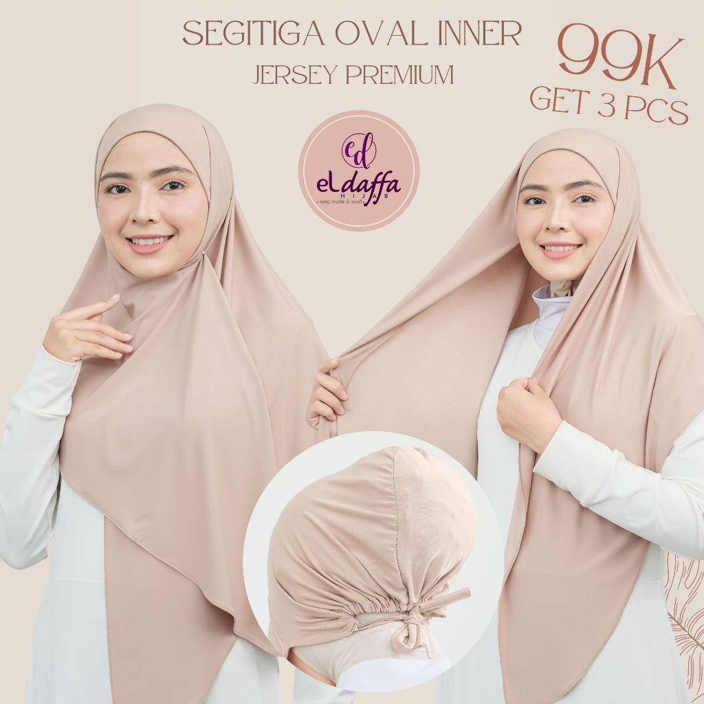 Hijab Segitiga Instan Inner Jersey Tali Daily Hijab