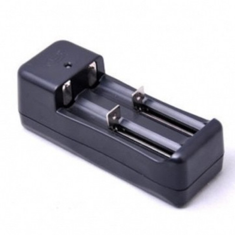 Tempat Charger Jepit Baterai 18650 / CR123 / Charger Baterai 2 Slot Jepit / Universal Cas Vaterai 18