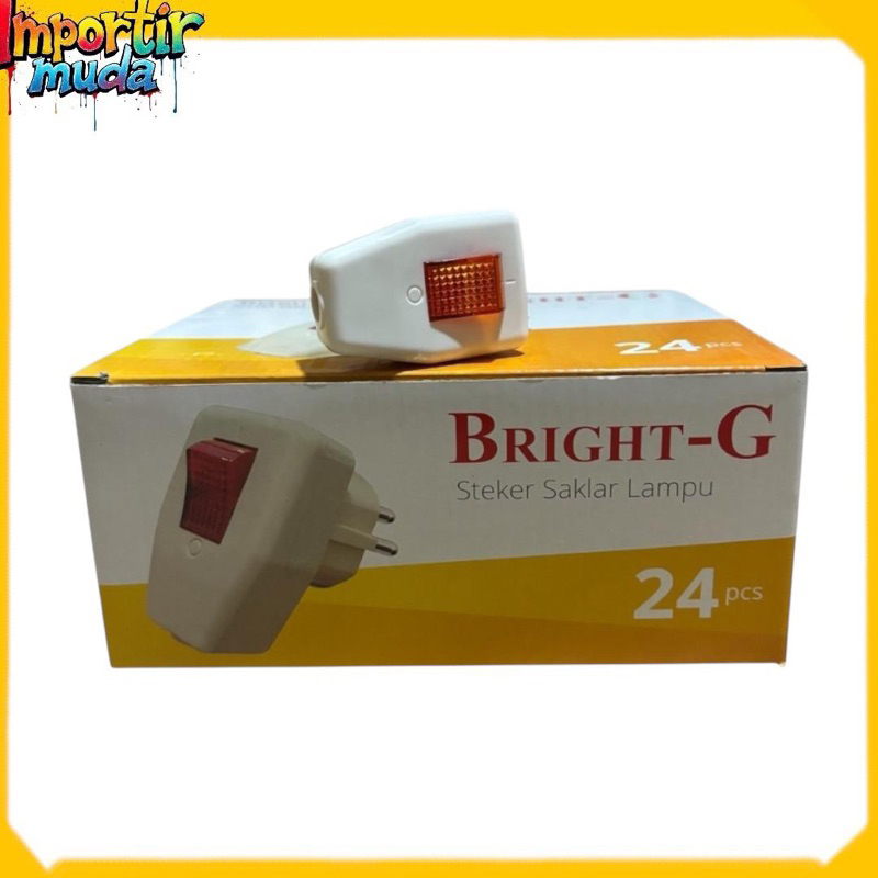 Bright G Steker Saklar lampu BG 6618