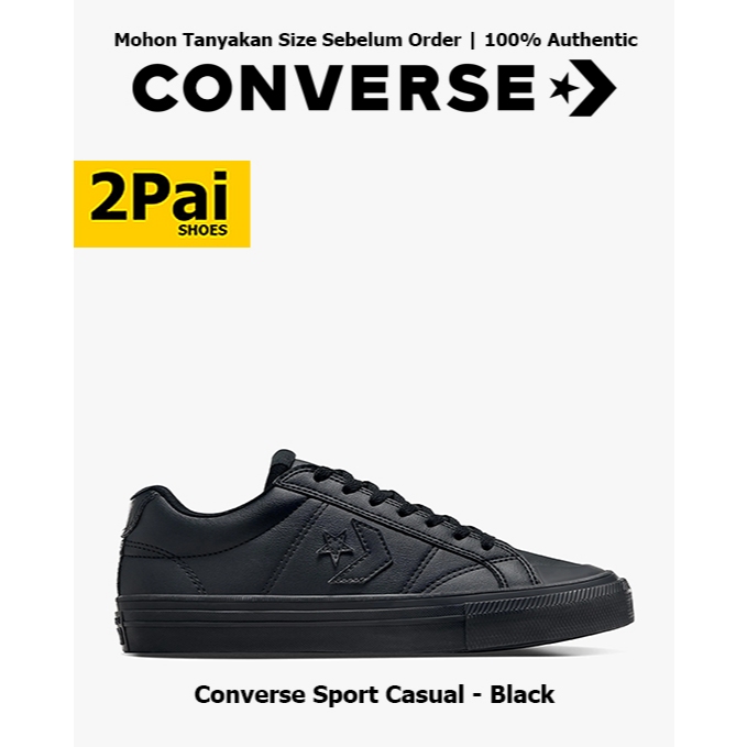 Converse Sport Casual Unisex - Black