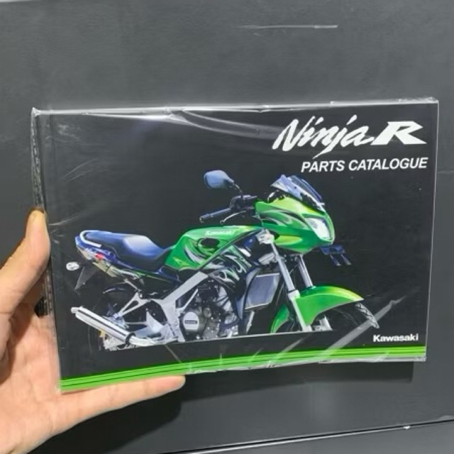 PANDUAN BUKU KATALOG SPAREPART KAWASAKI NINJA R RR SS, Buku parts katalog Ninja 150 2 tak  Ninja RR 