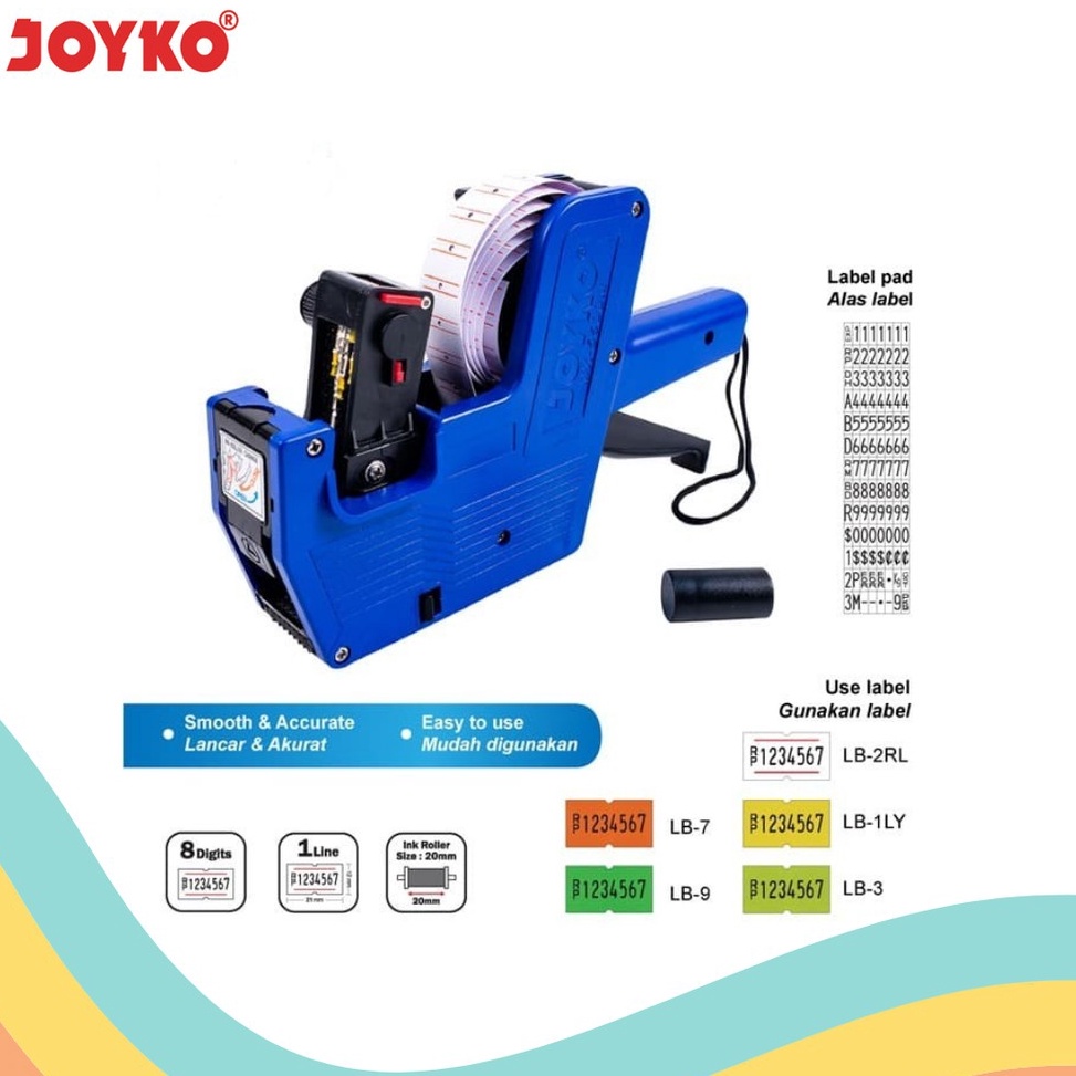 

ORDER NOW MESIN LABEL HARGA JOYKO MX55M 8 DIGIT 1 PCS