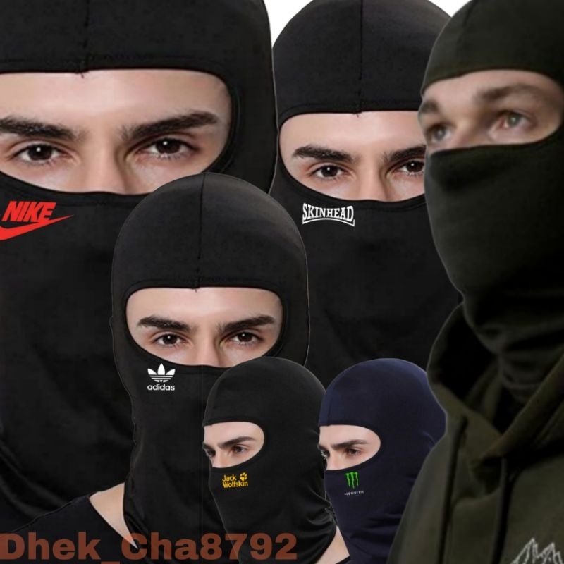 Balaclava Masker Ninja Hitam Polos