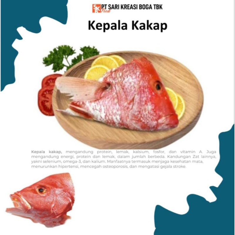 

Kepala Kakap Merah per KG
