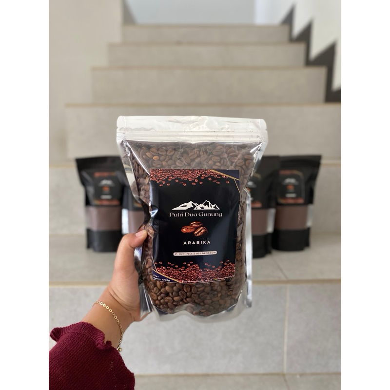 

KOPI BIJI ARABICA PREMIUM [Putriduagunung]500gr