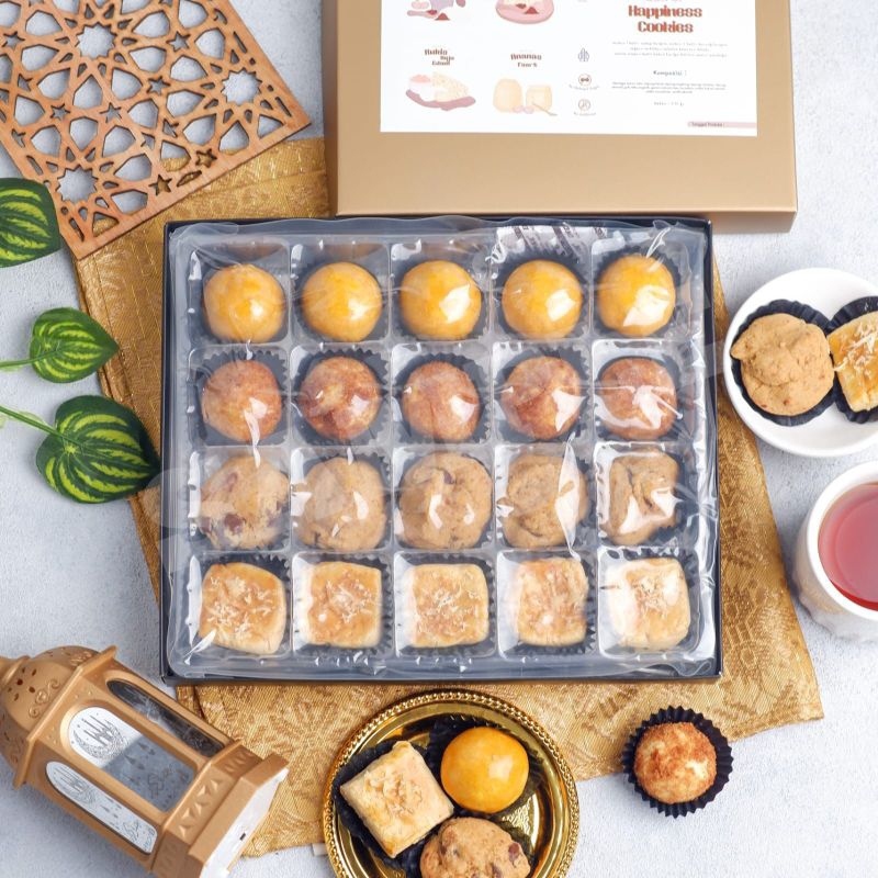 

Kue Kering Kukis Gluten Free Hepikoekiss Kemasan Tester Mix 4 Rasa