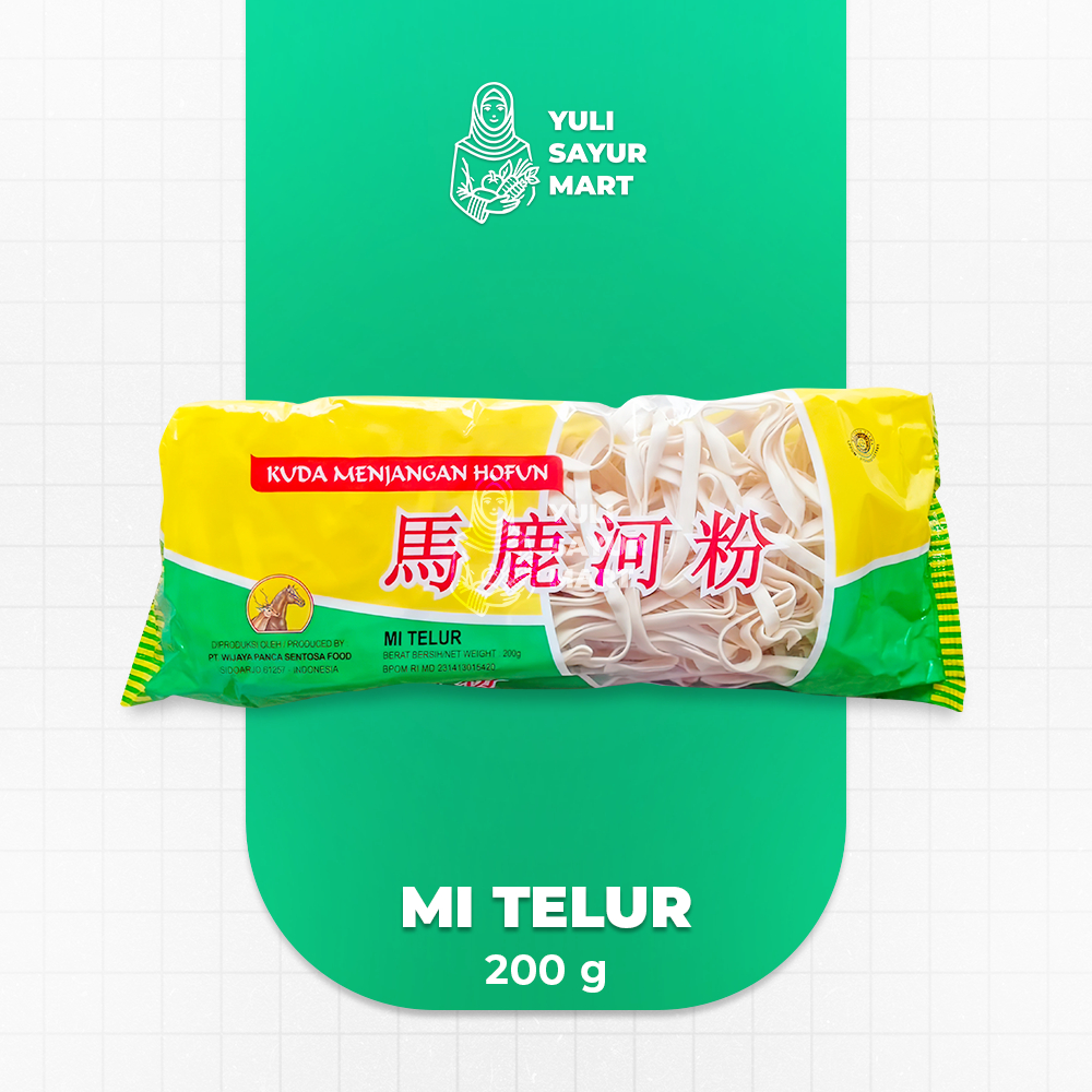 

Kuda Menjangan Hofun Mi Telur 200g - Yuli Sayur Mart