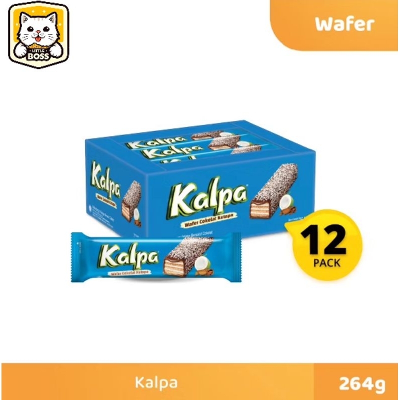 

Kalpa Wafer Cokelat Kelapa Box 22gr x 12